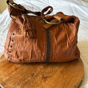Steve Madden Tan Leather Hobo Bag